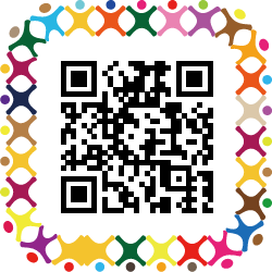 pembuat kode qr Bingkai Warna