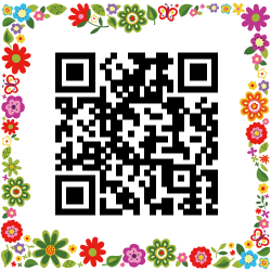 generatore di codice qr Cornici colorate